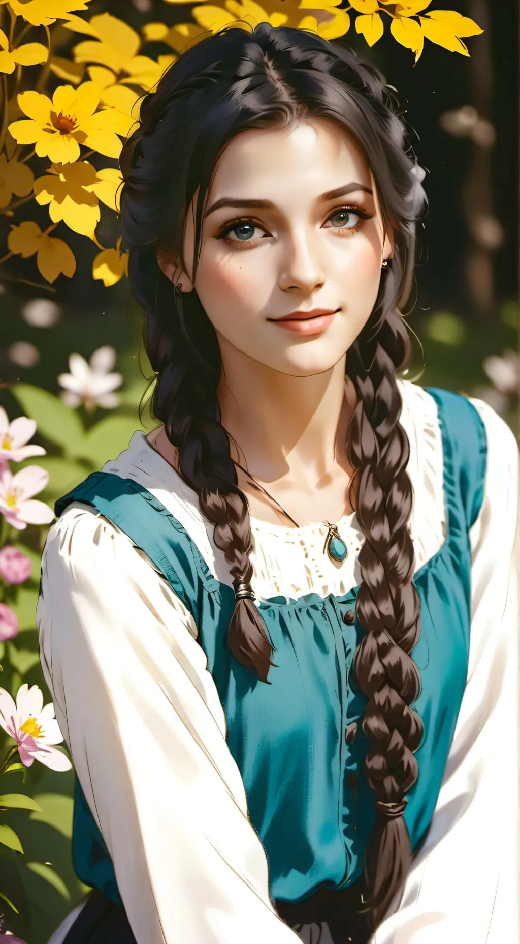 ai character: clare  background