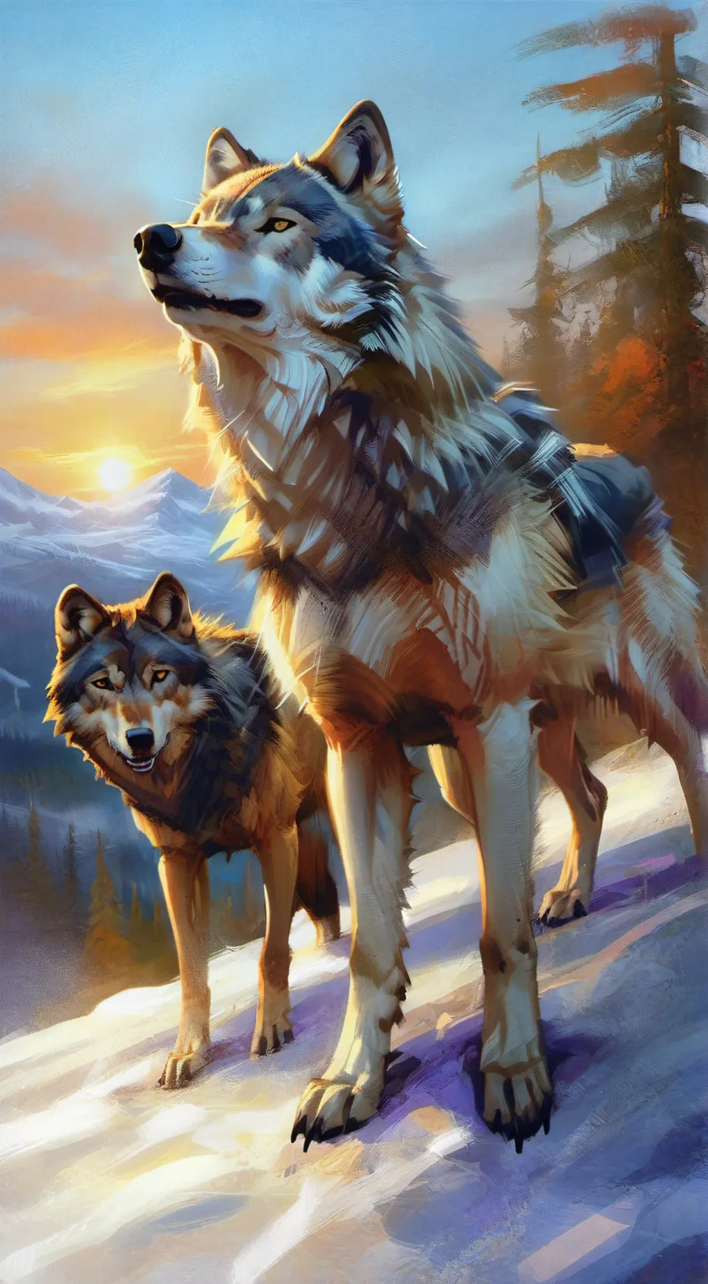 ai character: two time is sick?! background