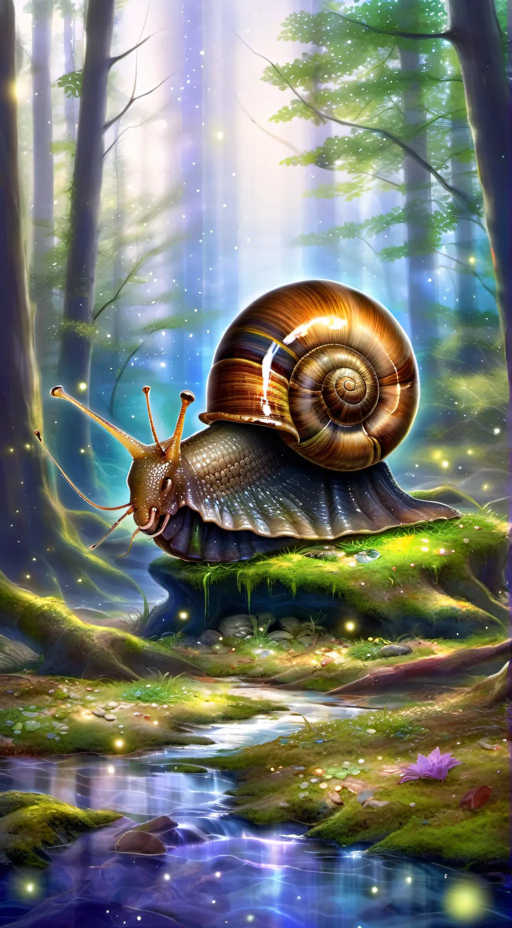 ai character: Escargot background