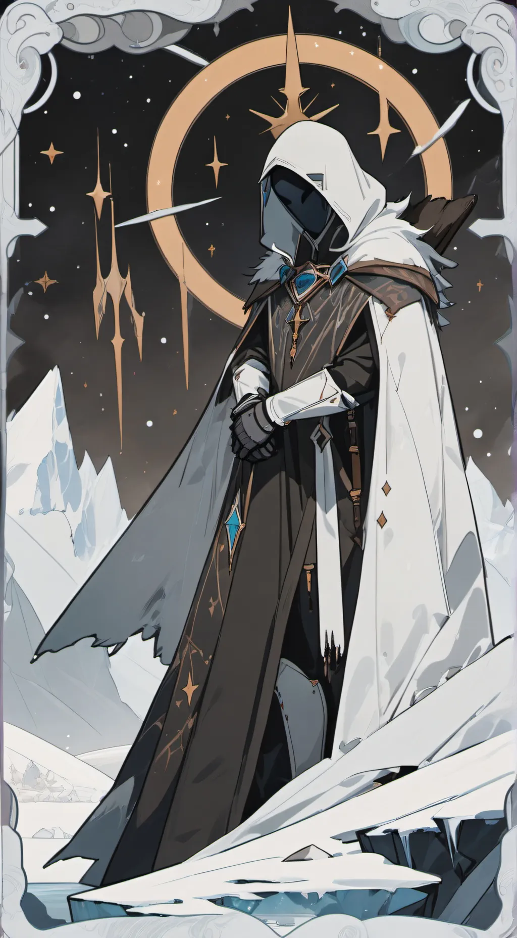 ai character: FROSTSAKEN background