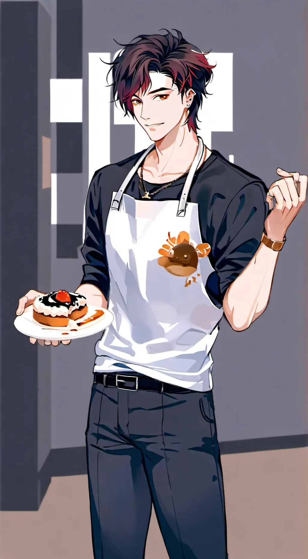 ai character:  🍓 sprout 🌱 background