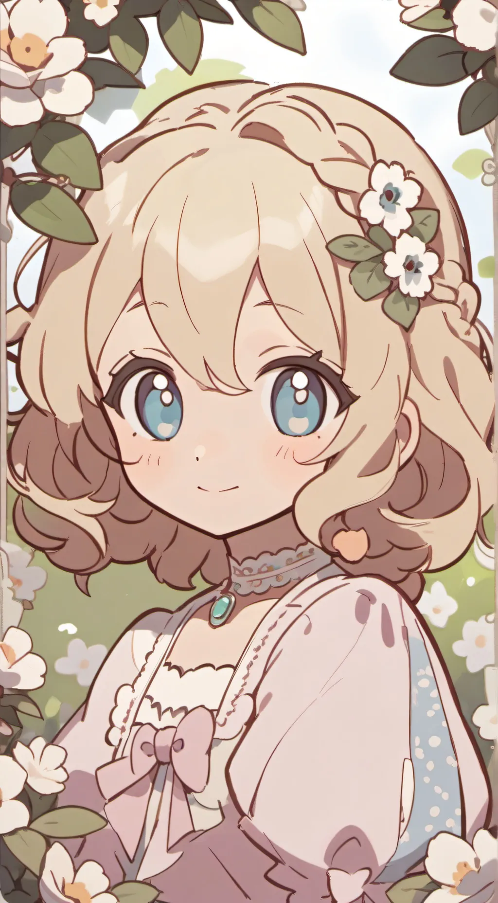 ai character: Baby girl background