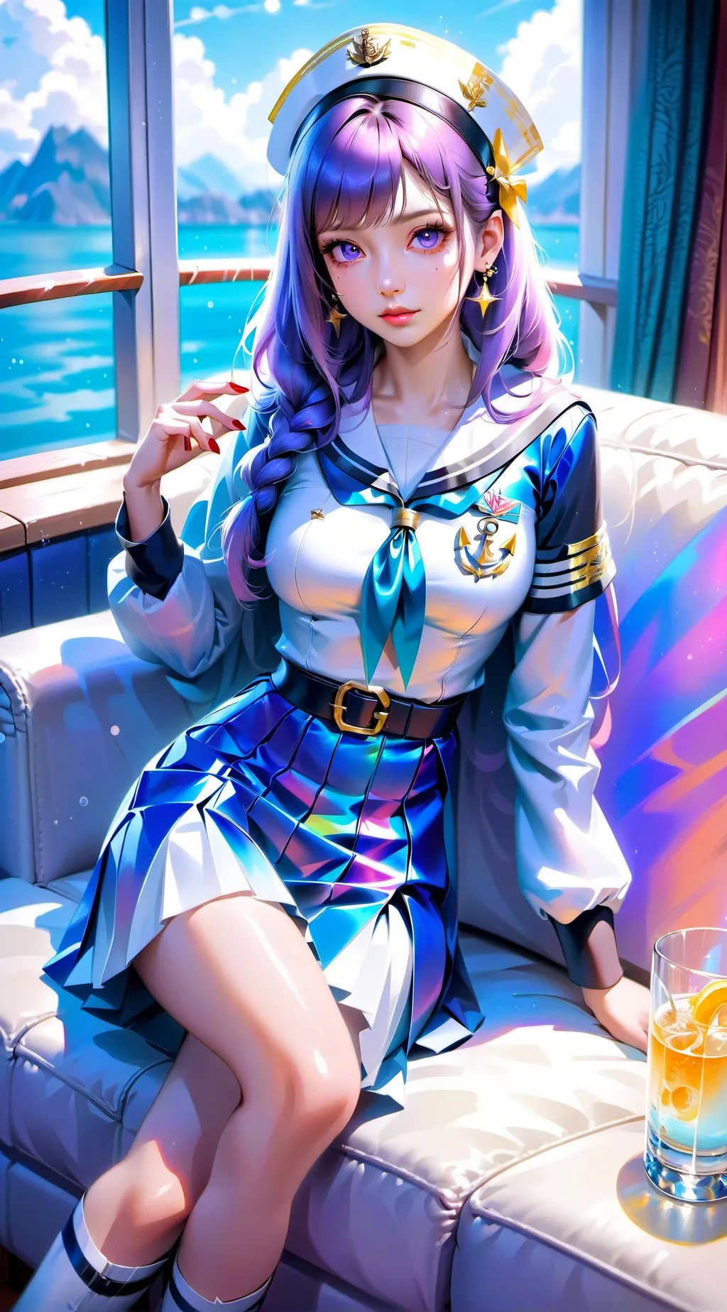 ai character: Emma Gia. background