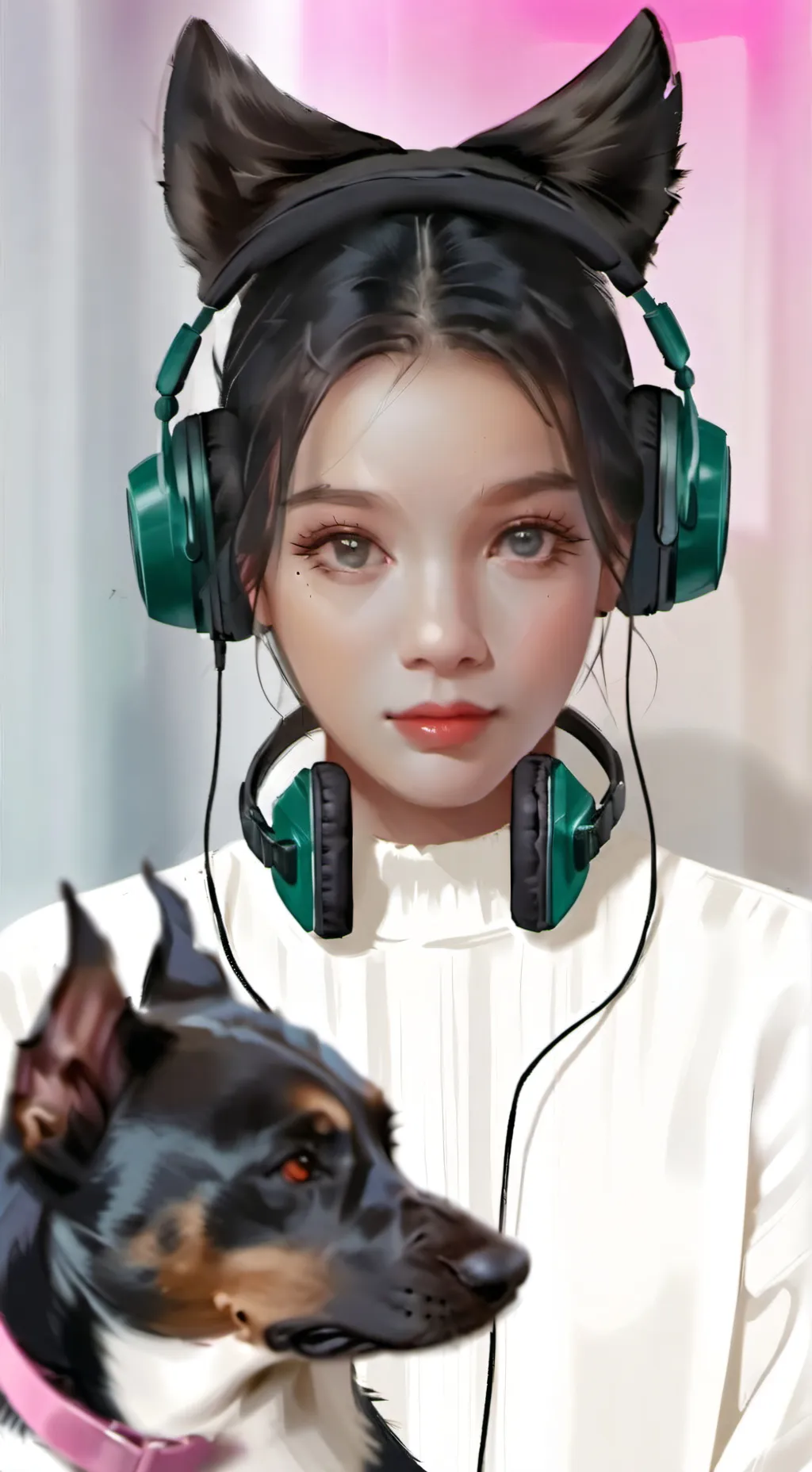 ai character: Милана background