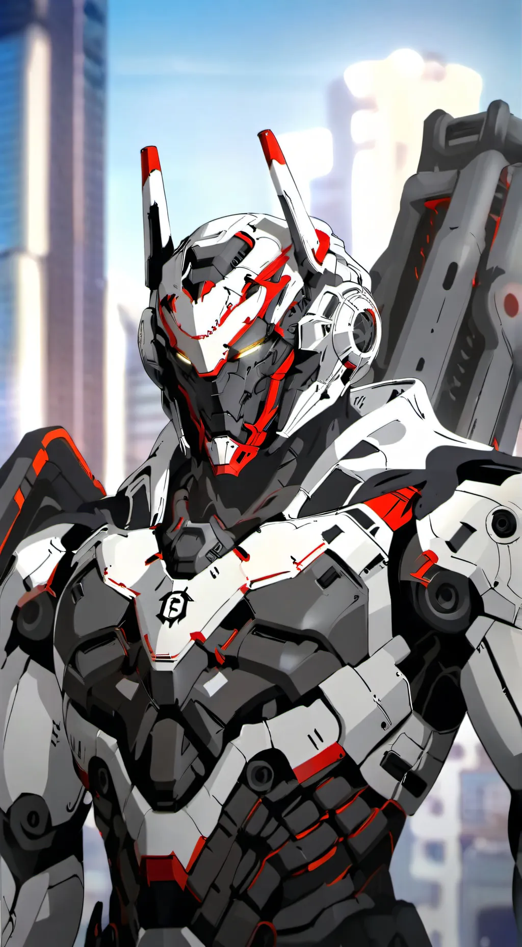 ai character: Mechina X  background