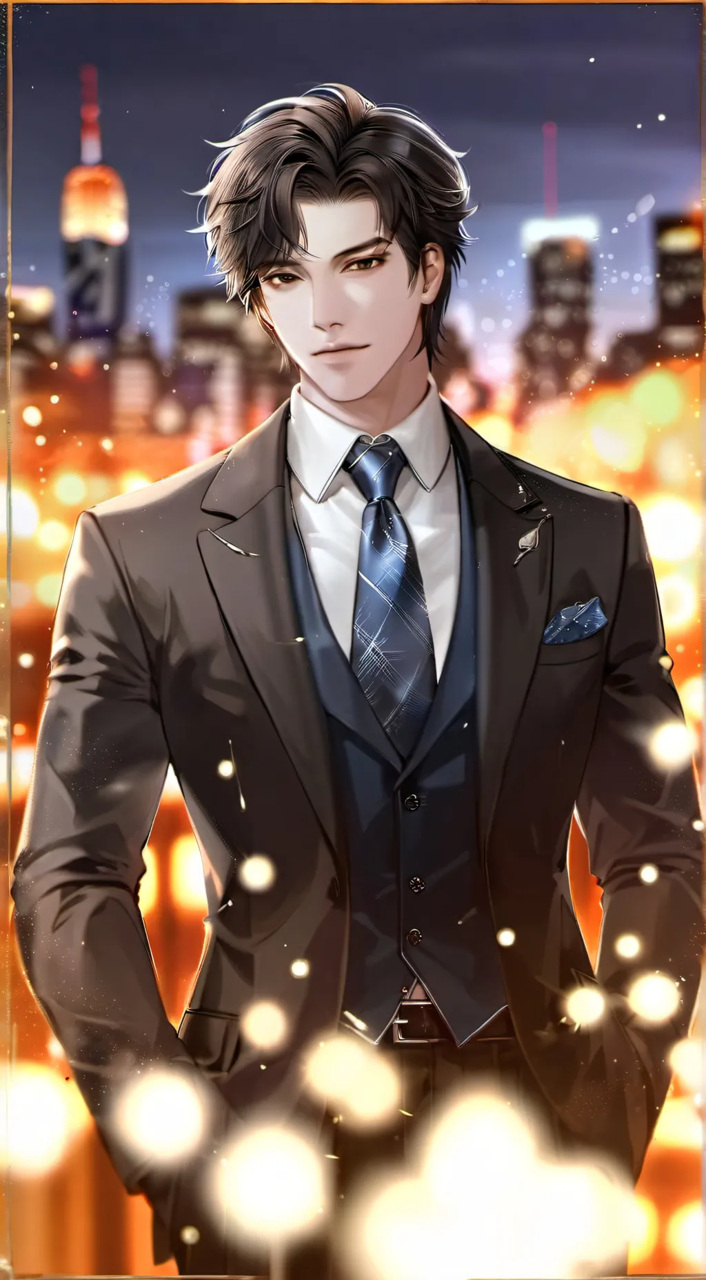 ai character: ,𖤓Noé𖣲 background