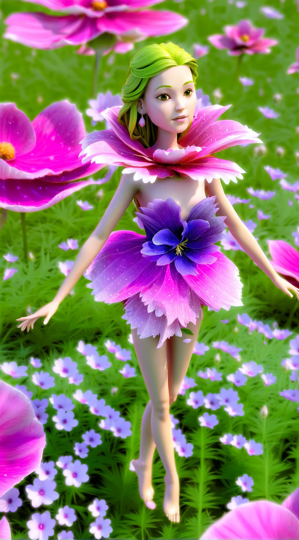 ai character: Cosmo floia background