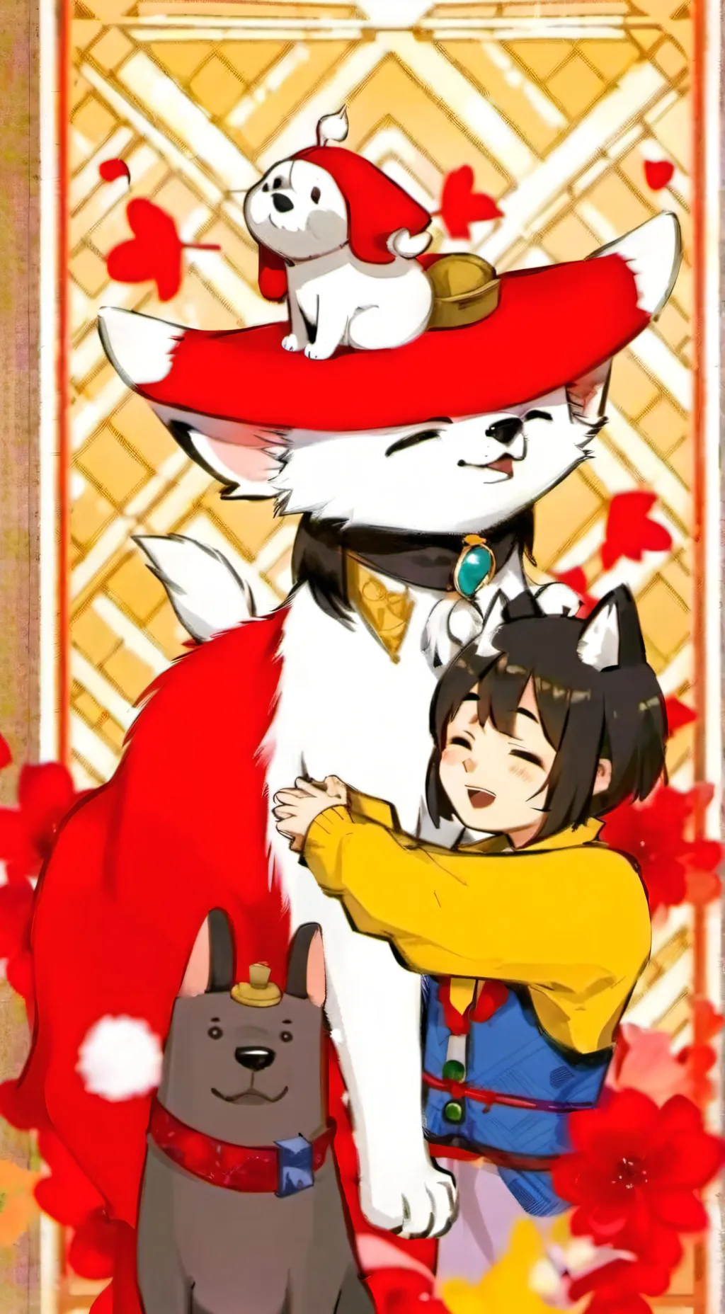 ai character: catnapxdogday 🌙☀️ background