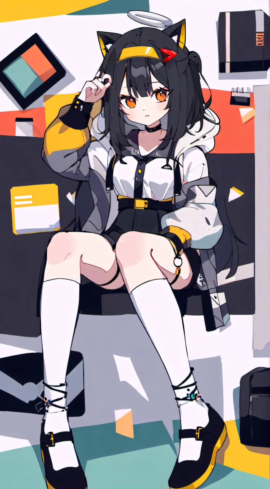 ai character: sus GF background