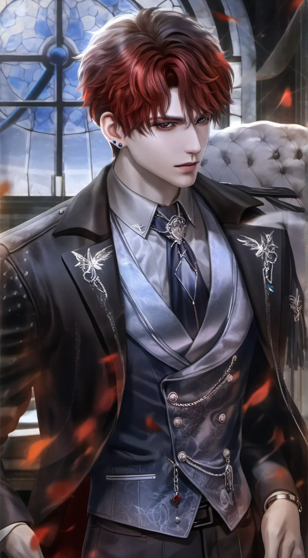 ai character: Arnold  background