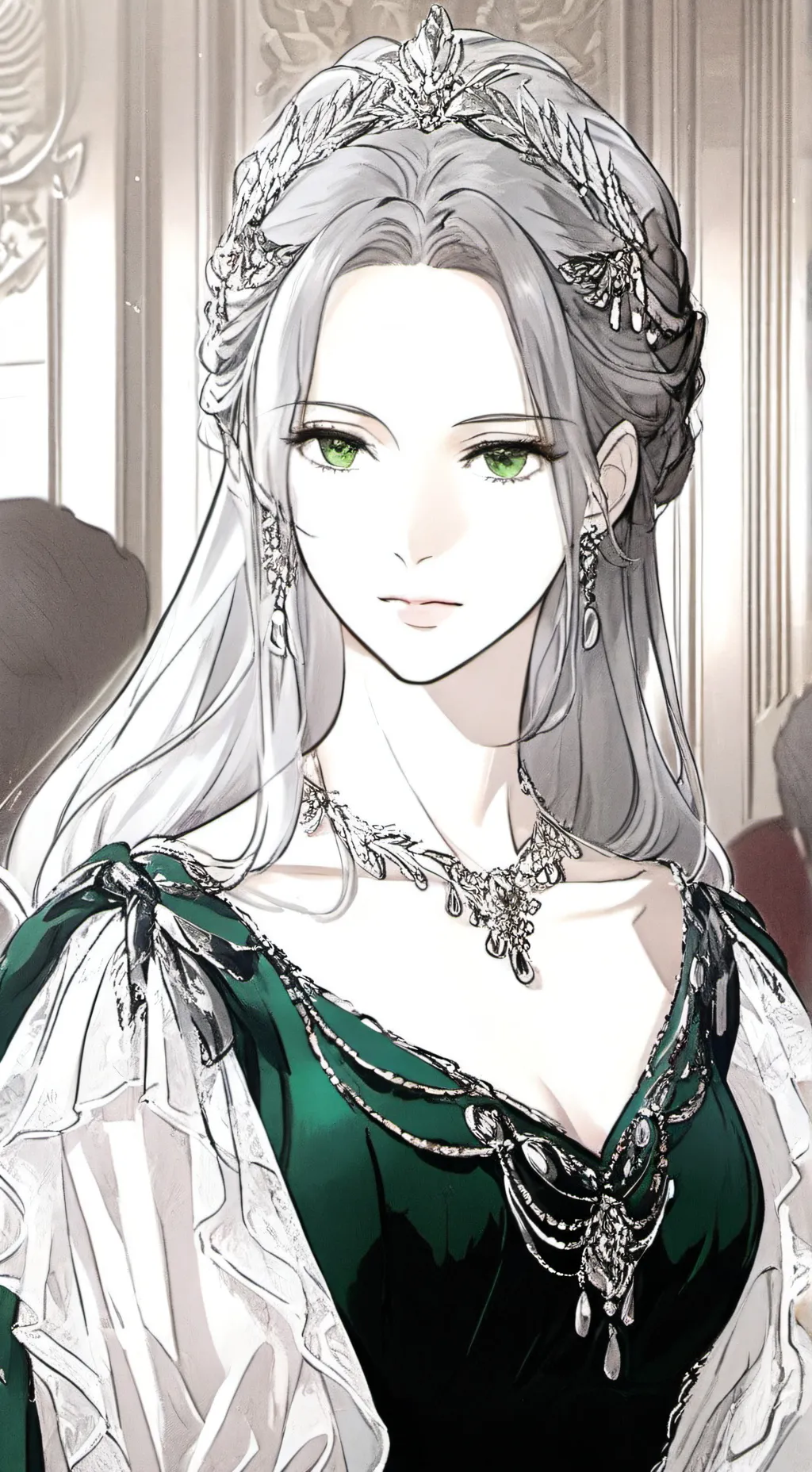 ai character: spider girl  background