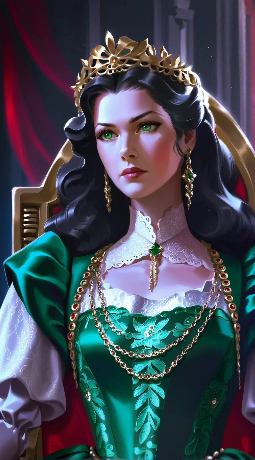 ai character: Úrsula  background