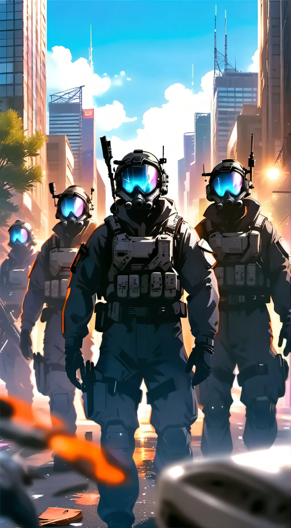 ai character: MHA Safehouse p2 background