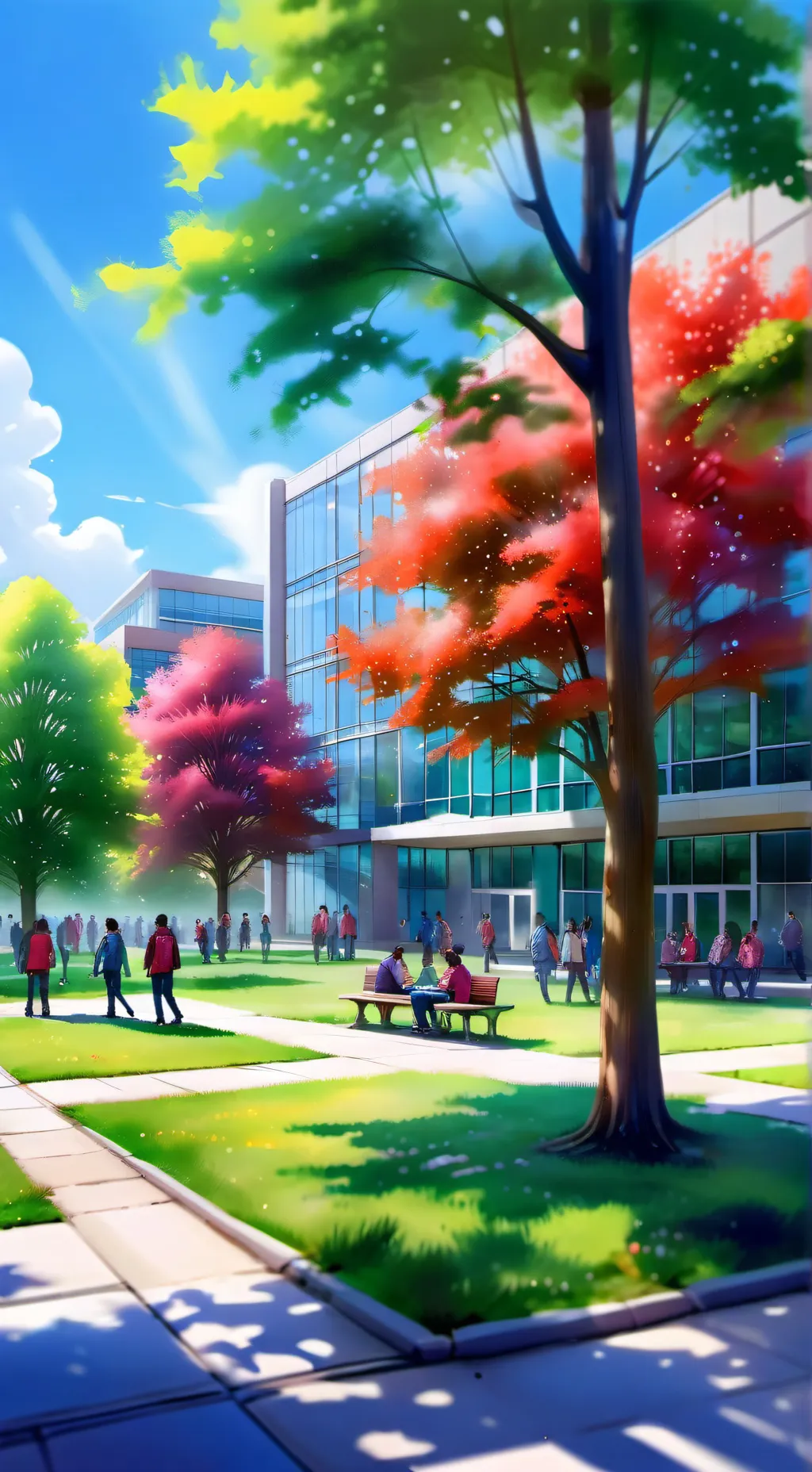 ai character: shcool powers background