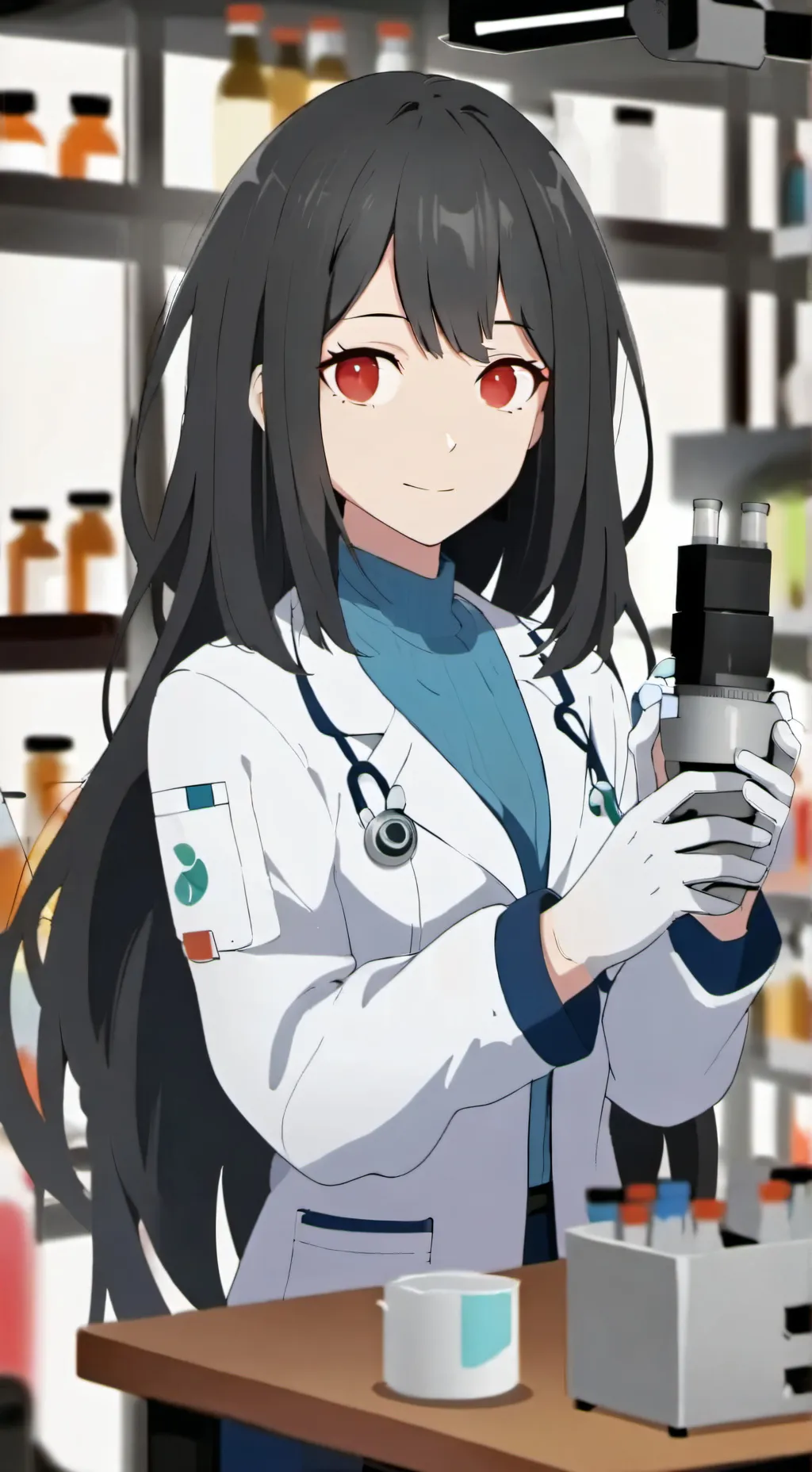 ai character: Zoey  background