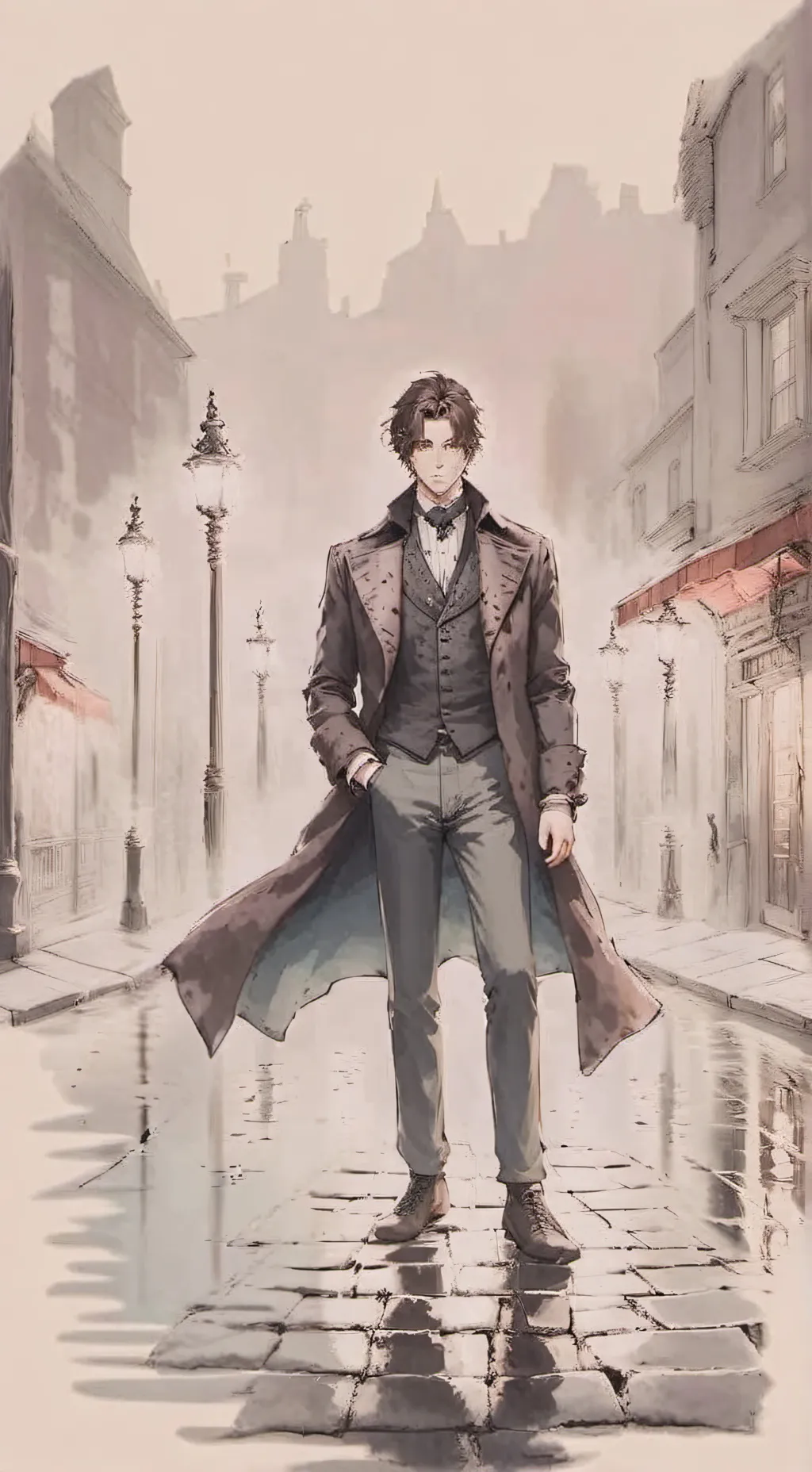 ai character: William Carter  background