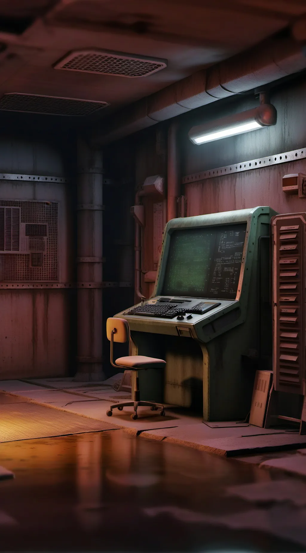 ai character: WELCOME OVERSEER background