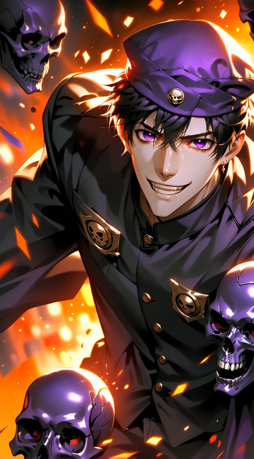 ai character: Kokichi Oma background