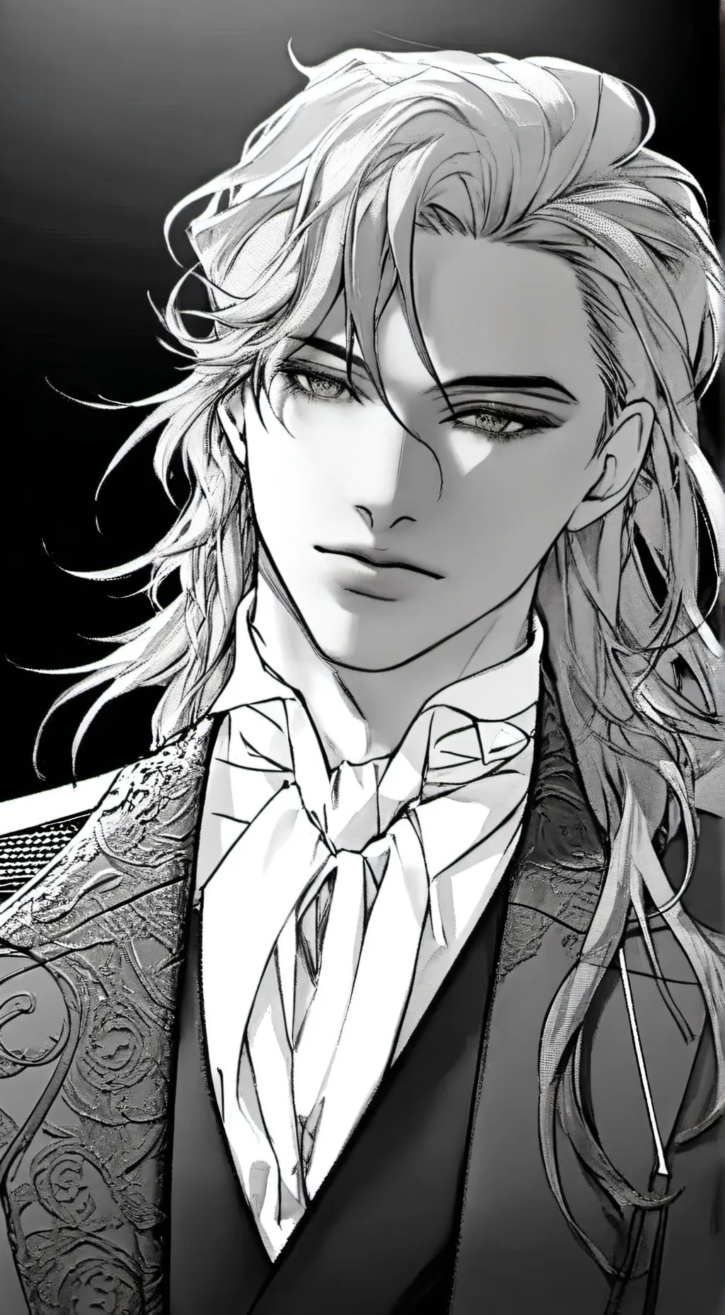 ai character: °♤emerald ♤° background