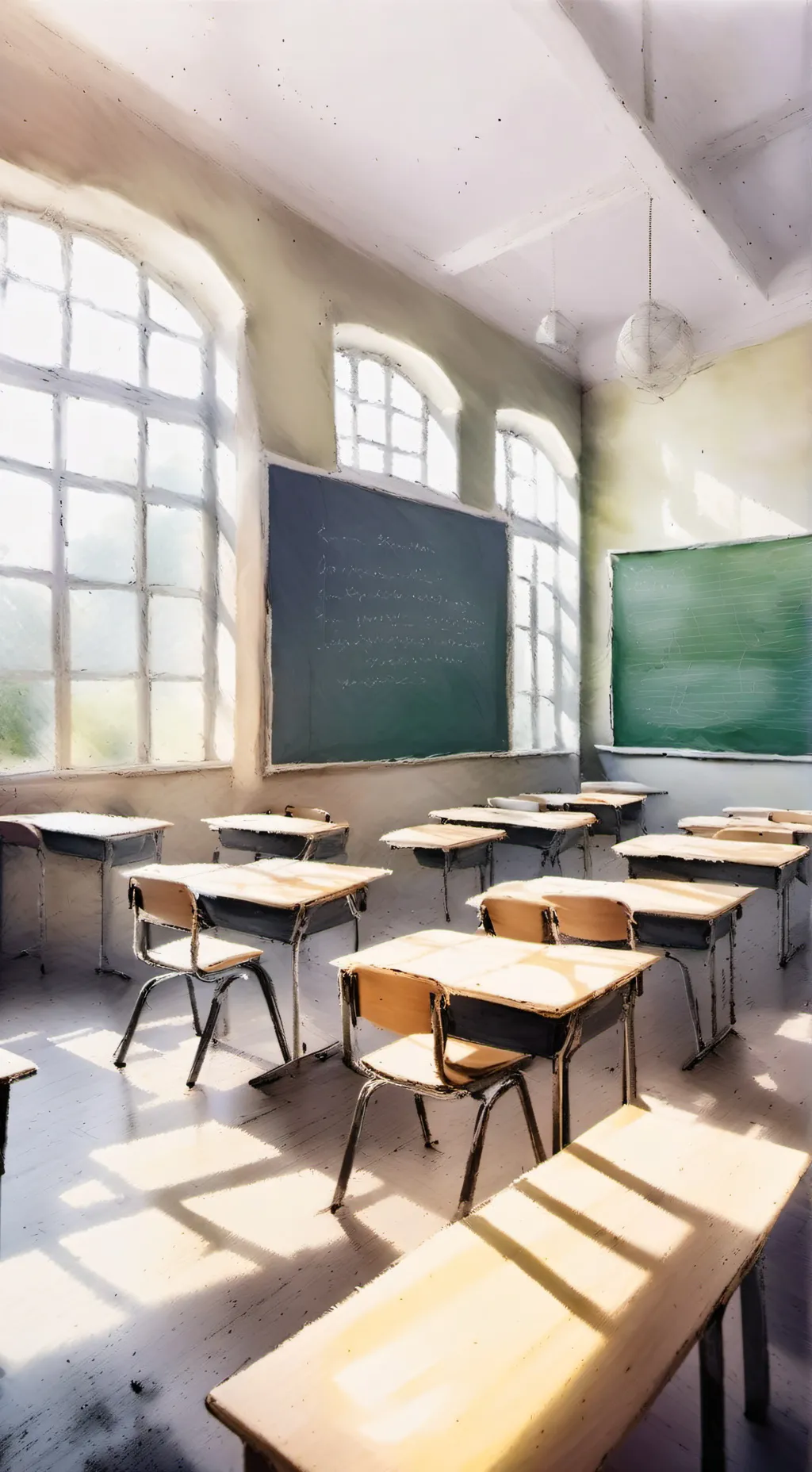 ai character: school 2 background