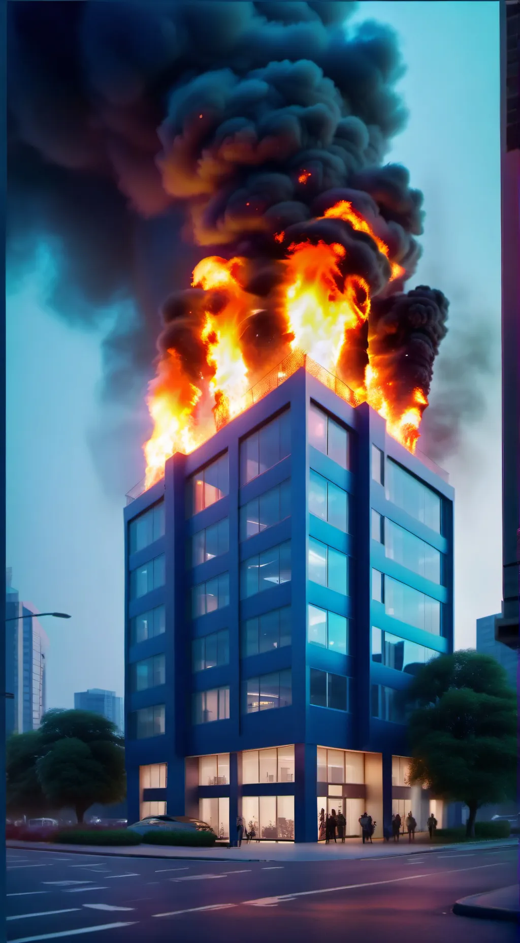 ai character: Mha ☆fire☆ background