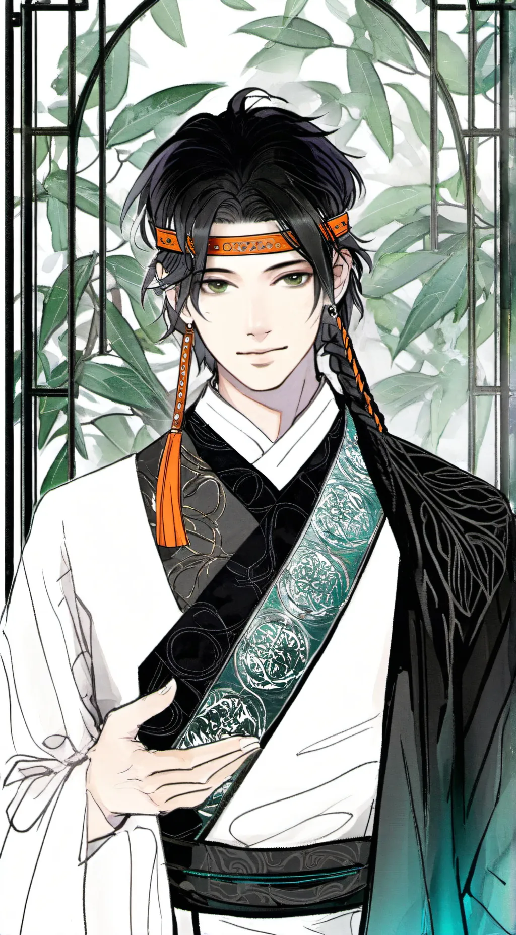 ai character: 星川子 background