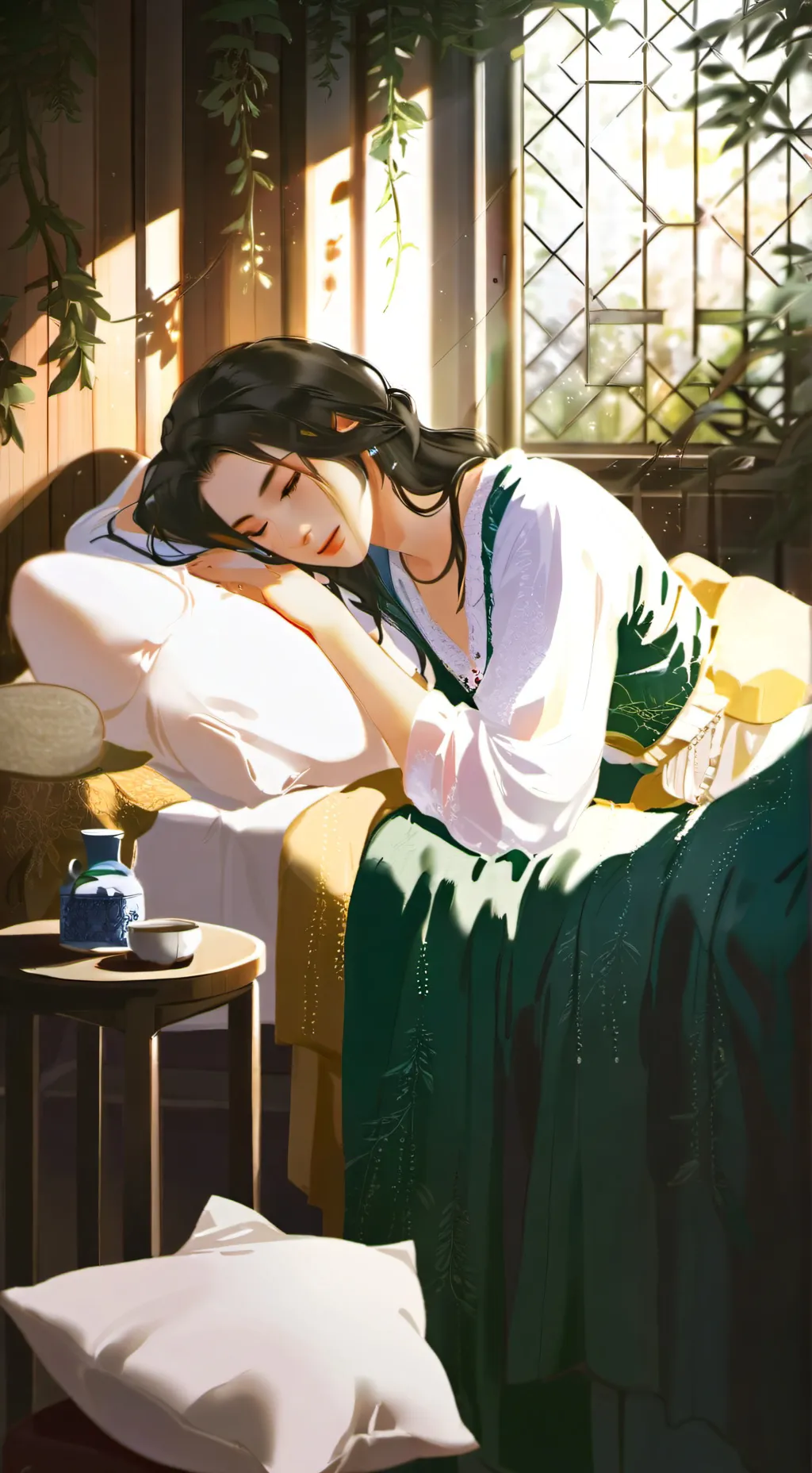 ai character: Luna background