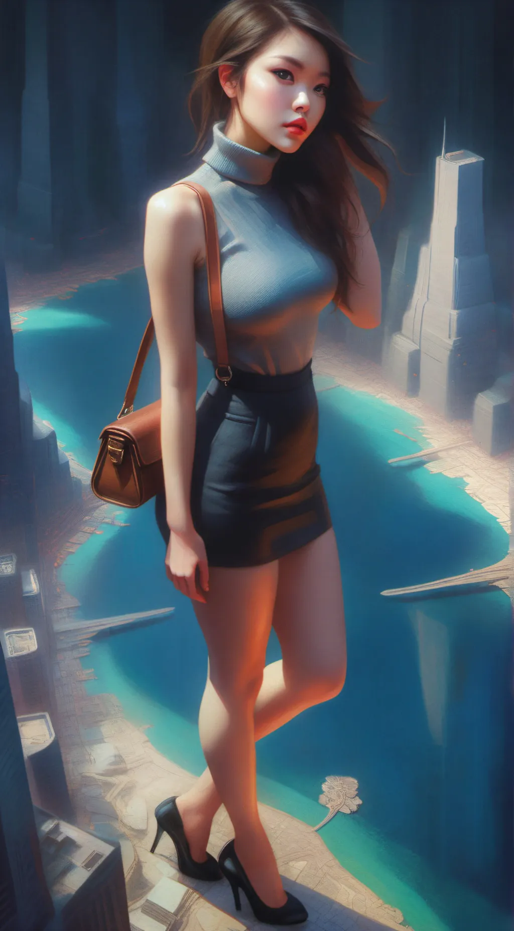 ai character: Lily  background