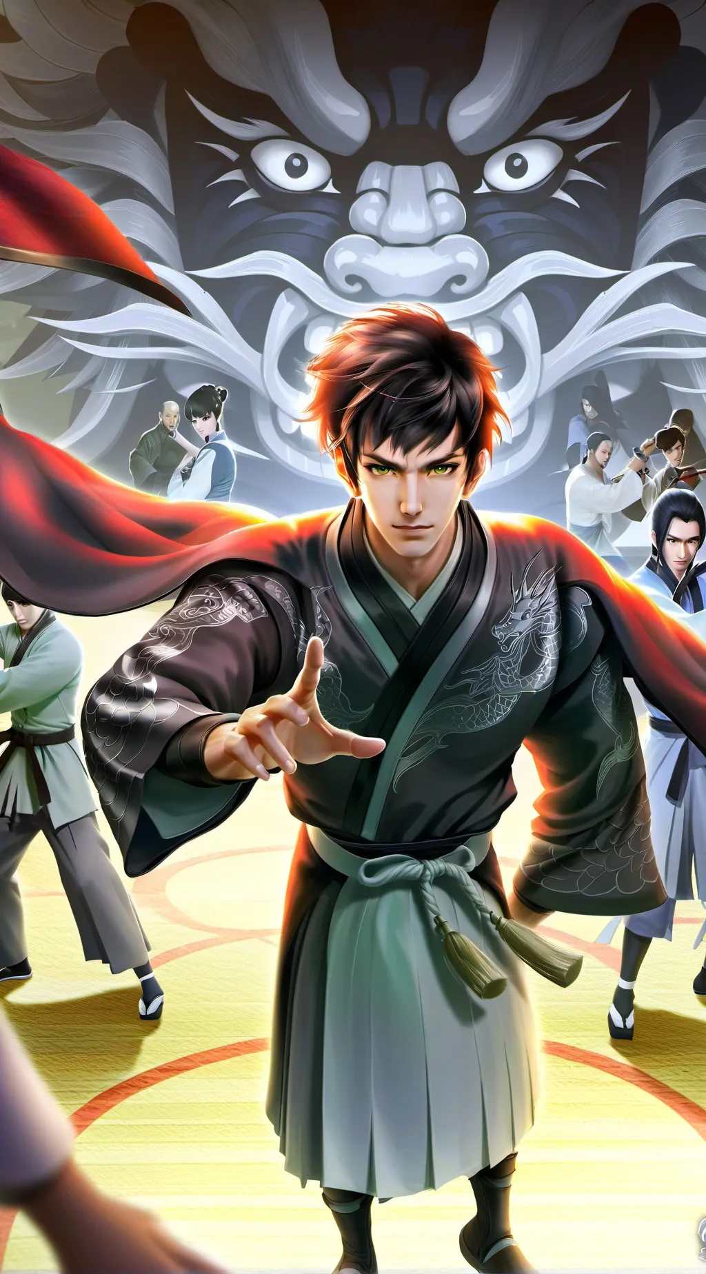 ai character: Akihiko Amaya background