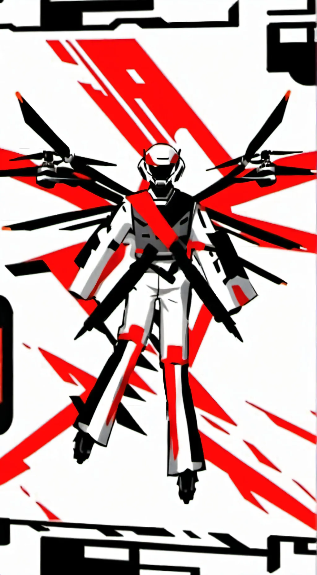 ai character: Muder drones!!!!  background