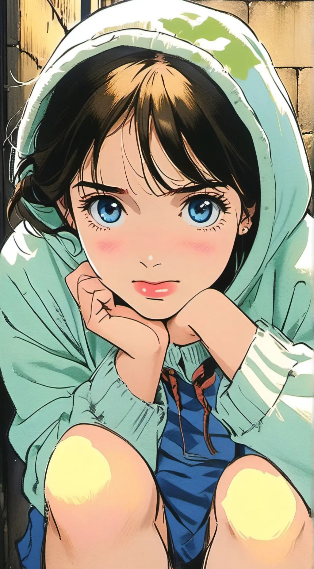 ai character: Челси background