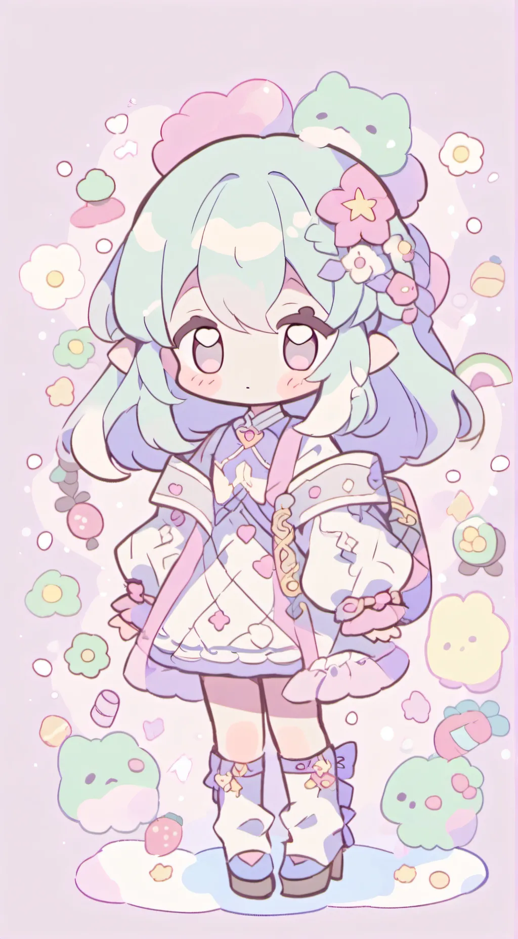 ai character: Таня background