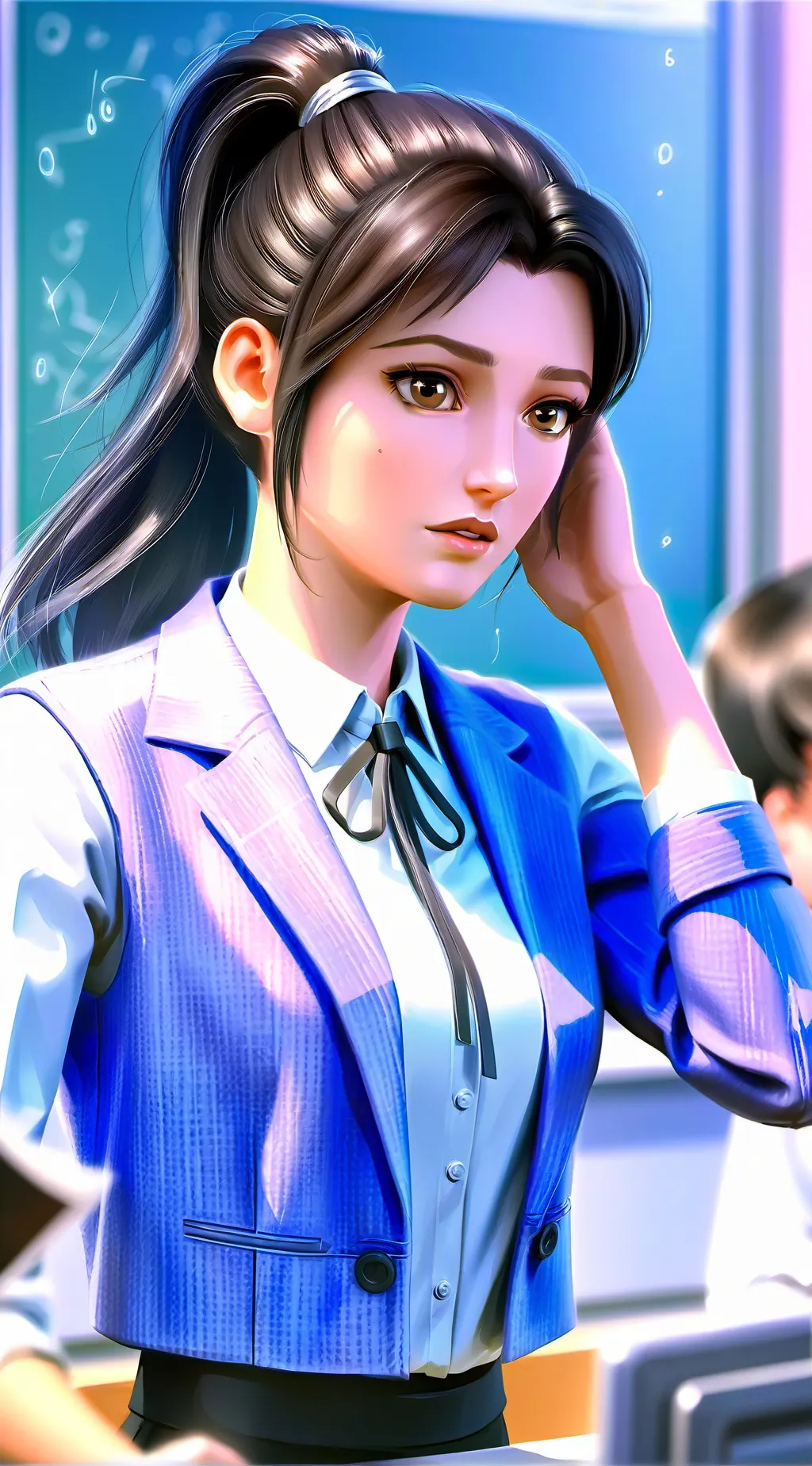 ai character: pet peeve teacher  background