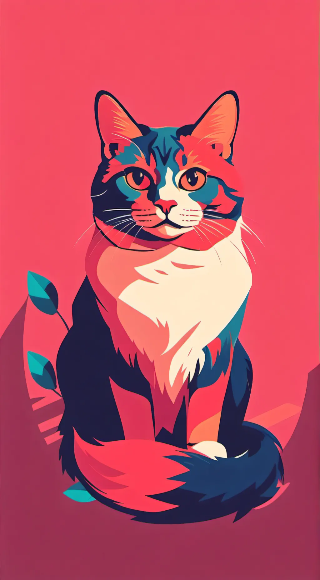 ai character: Gray background