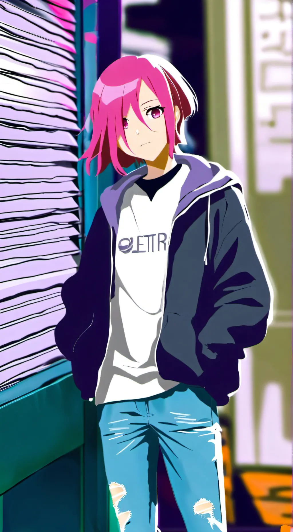 ai character: amy background