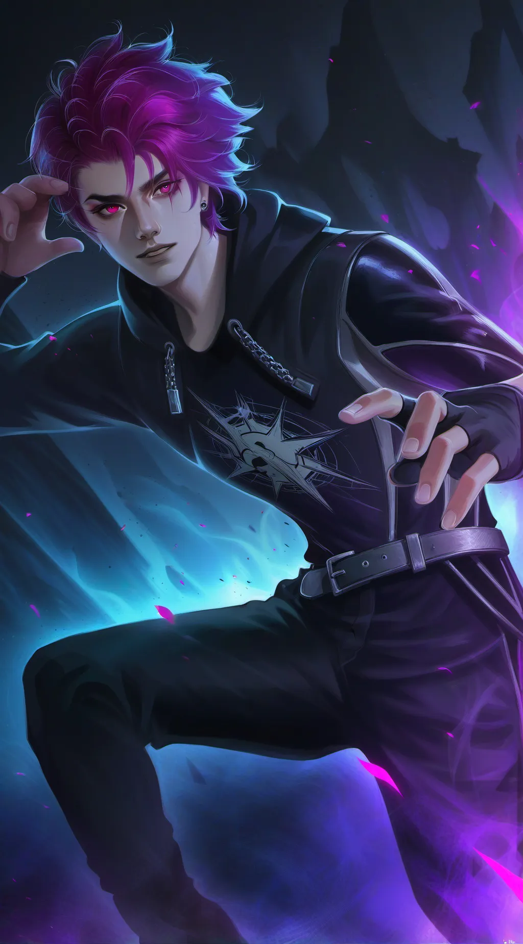 ai character: Zander background