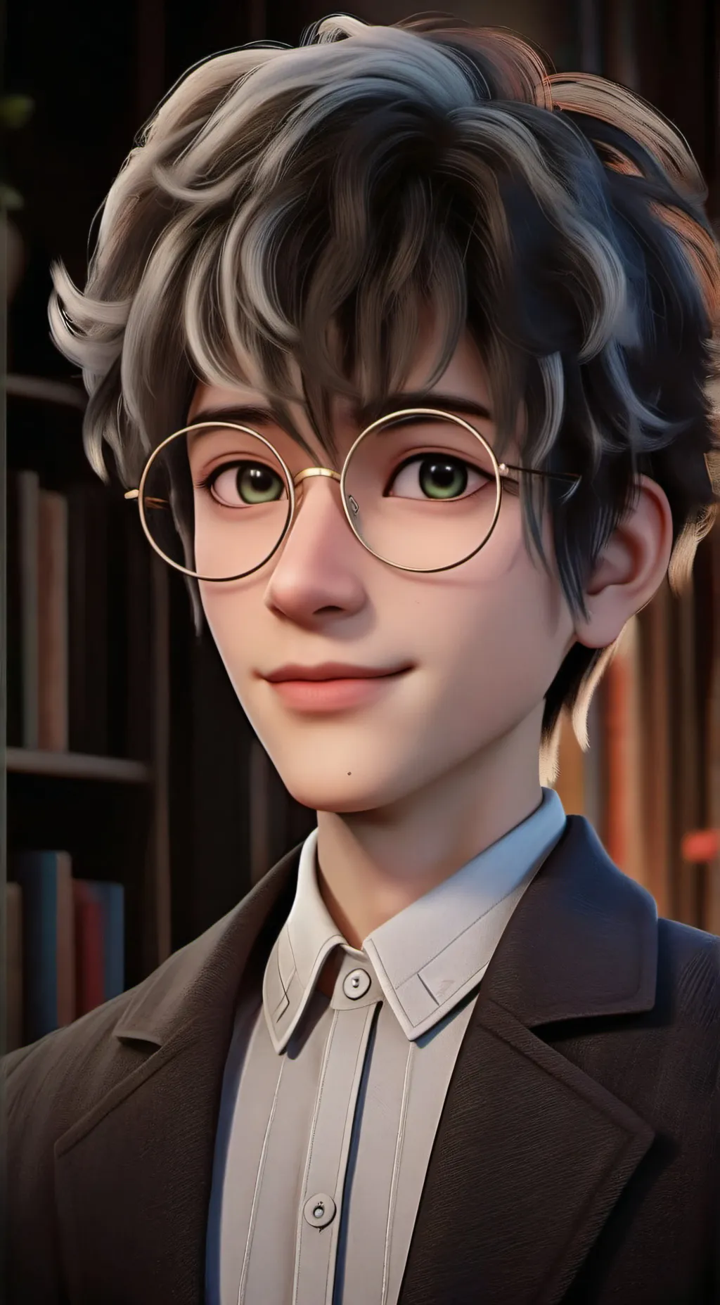 ai character: Dr. Meme Snax background