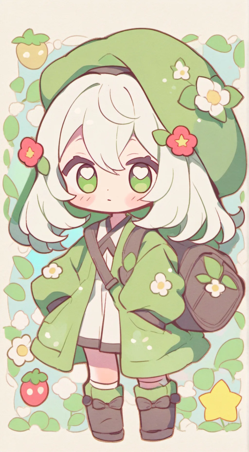 ai character: Frost  background