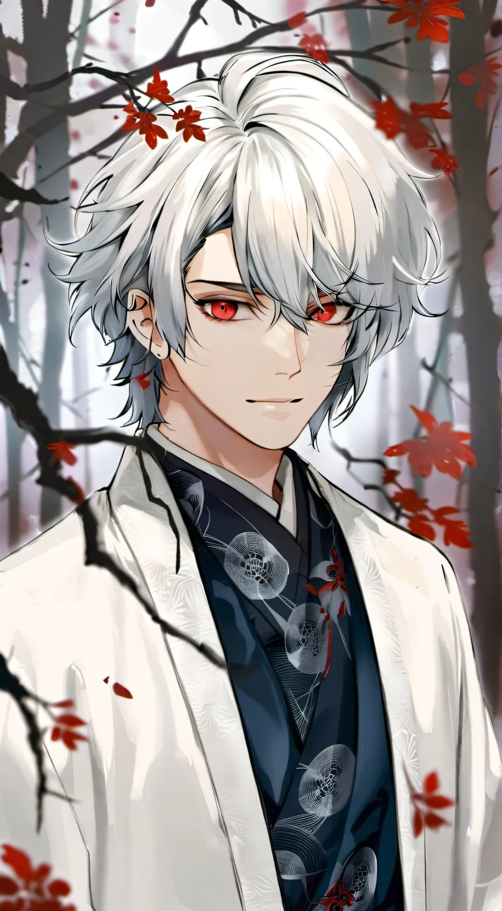 ai character: rui but human  background