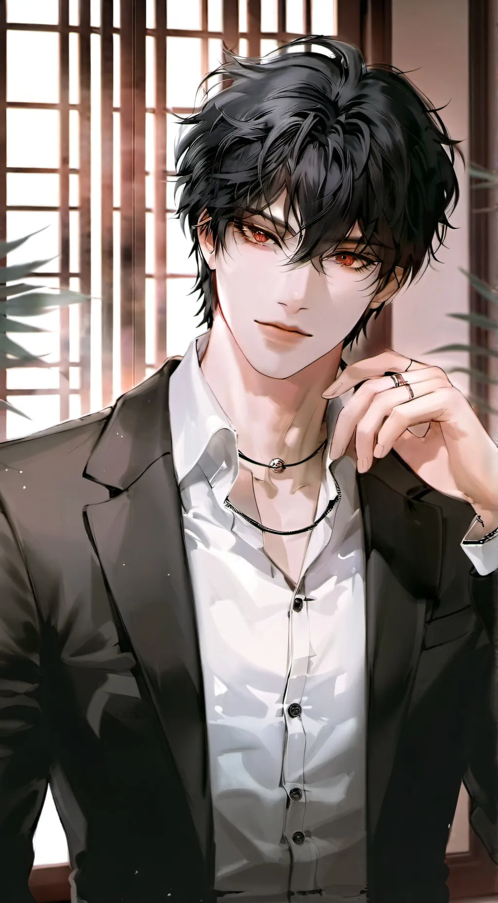 ai character: ash background