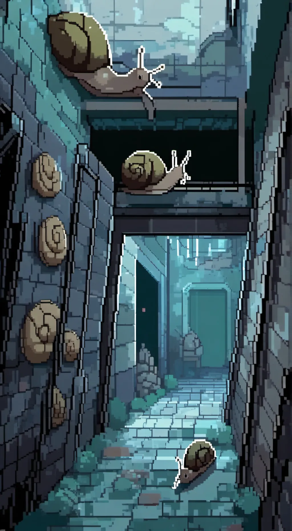 ai character: 🐌Snail virus 🐌 background