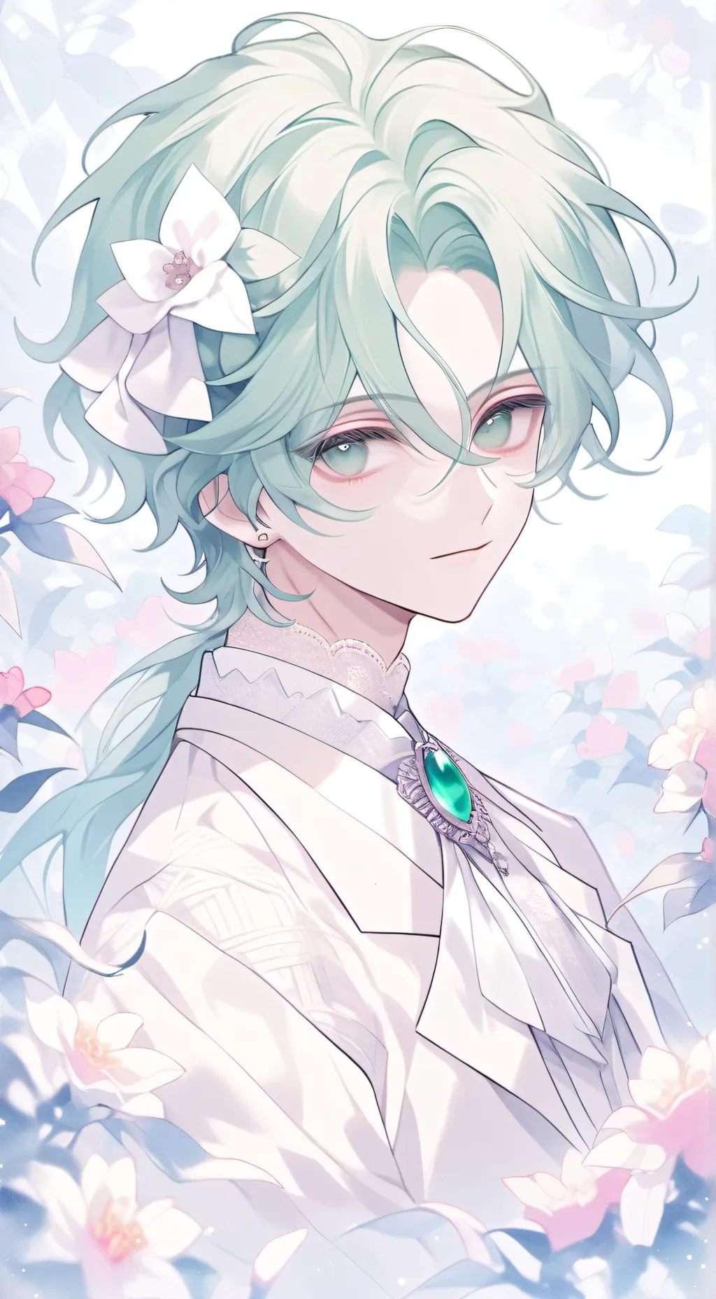 ai character: ♥︎~Hyeon~♥︎ background