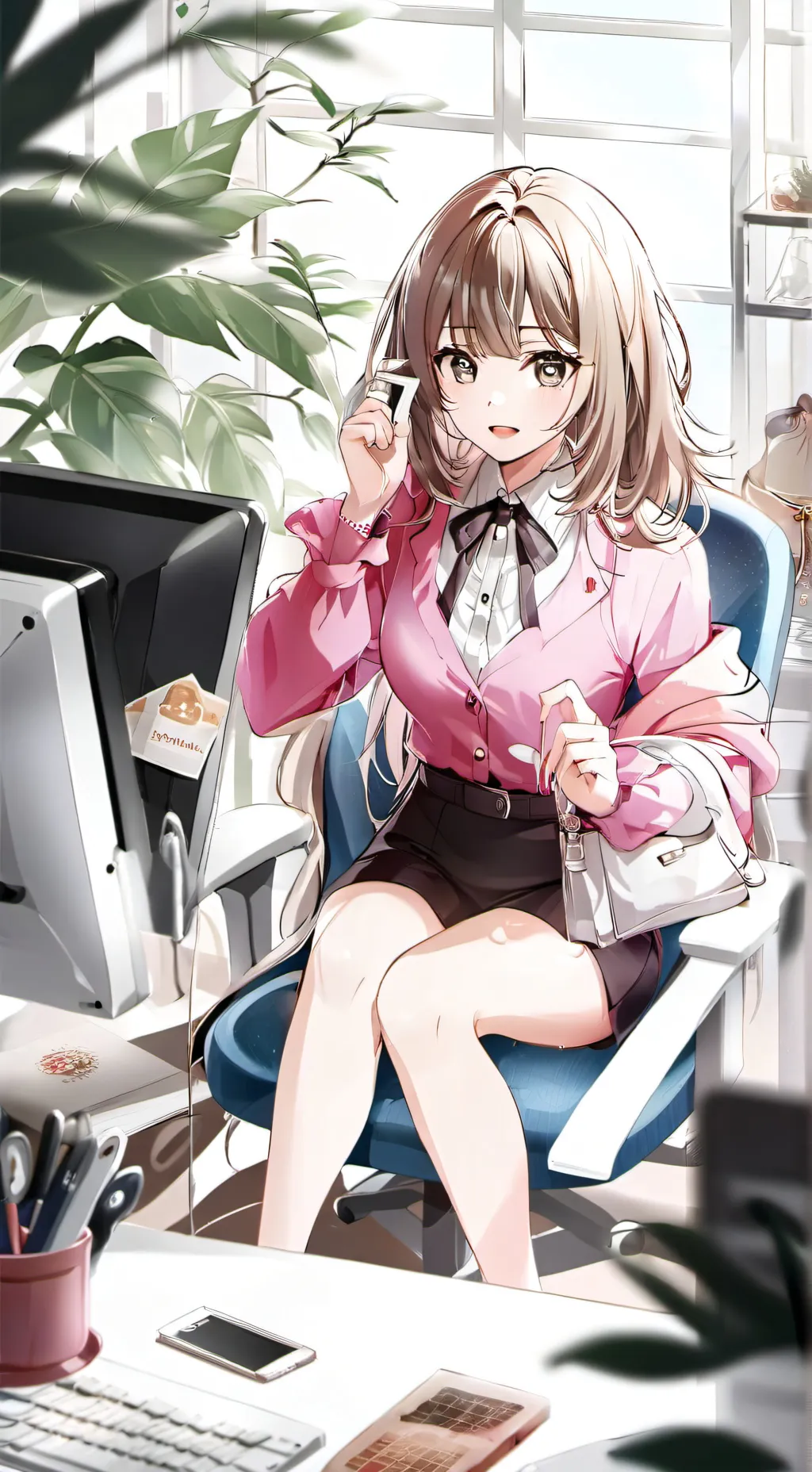 ai character: Your company...... background