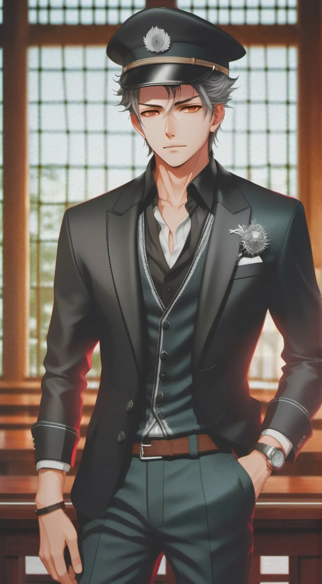 ai character: derek background