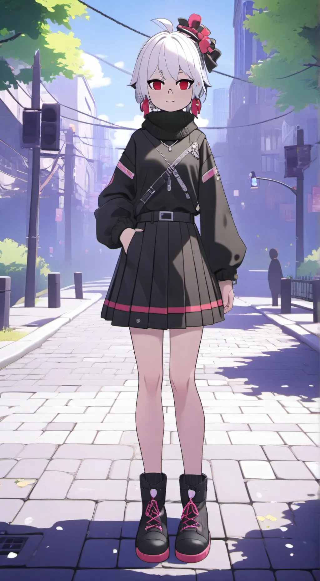 ai character: rosey background