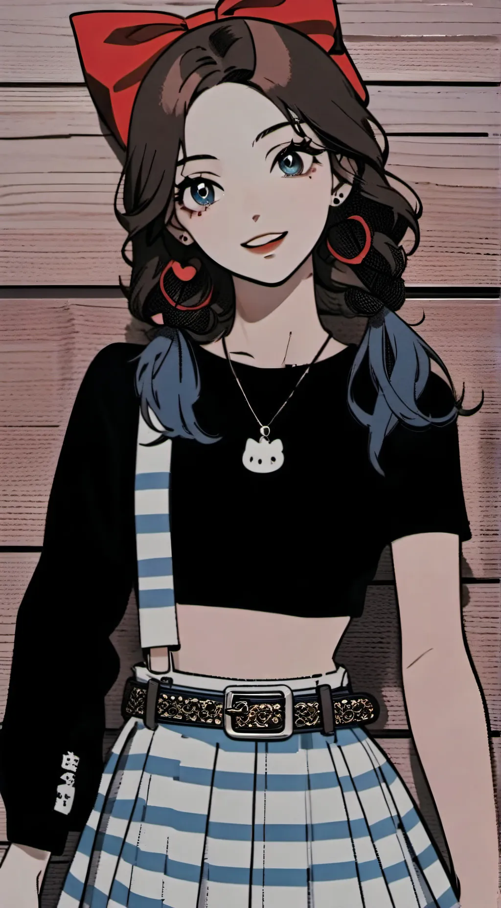 ai character: Luna background