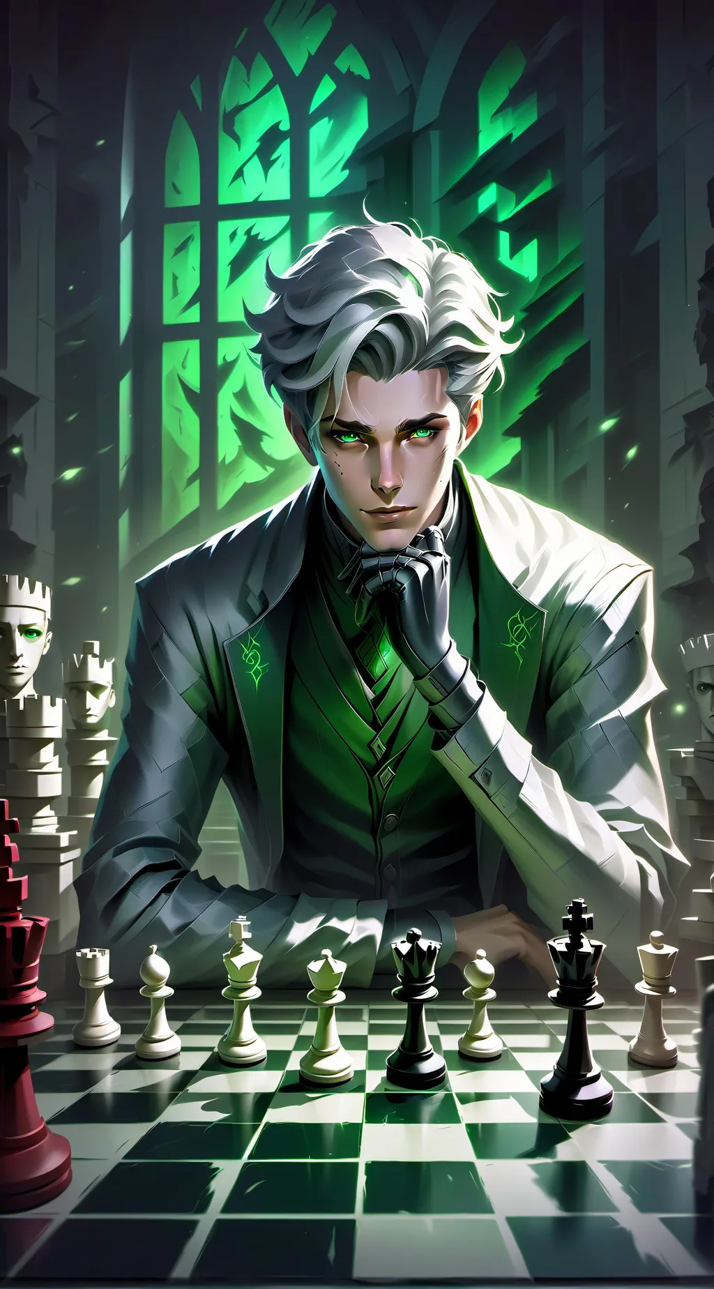 ai character: Evan background