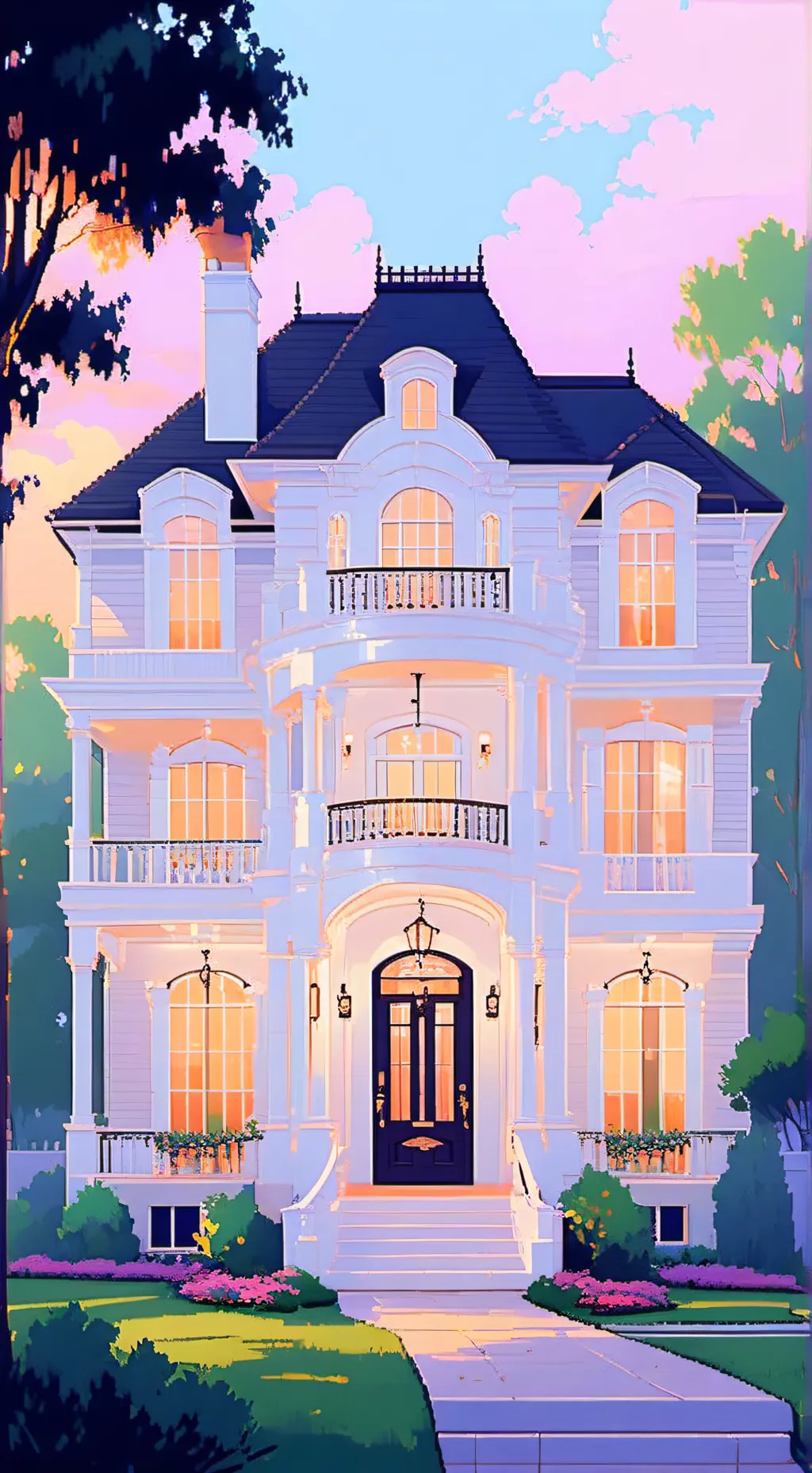 ai character: forsaken sleepover background