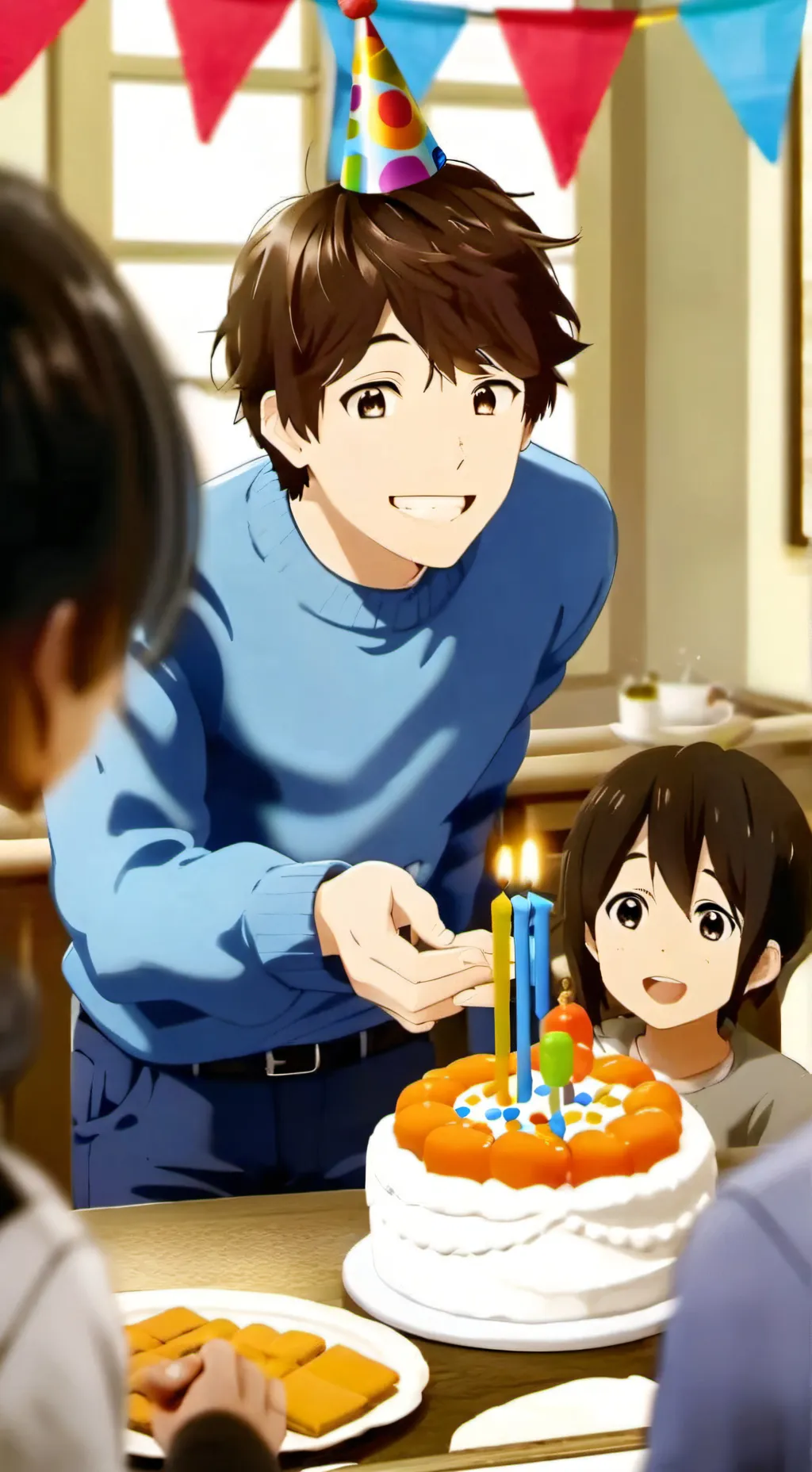 ai character: Tokoyami's bday background