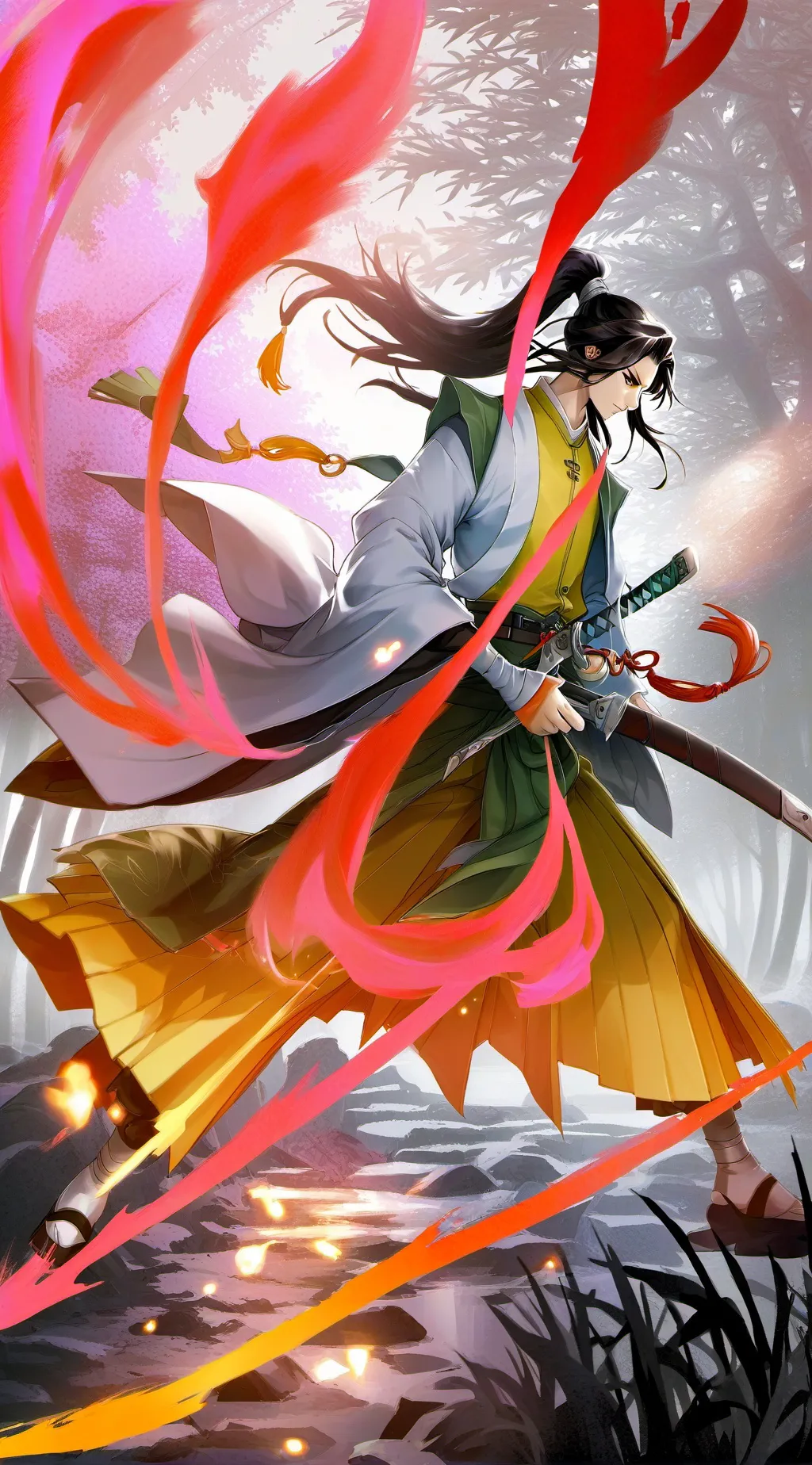 ai character: AMIR BUT IN DS XD background